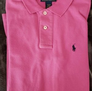 Genuine Polo Ralph Lauren short sleeve top for boys size L (14-16).